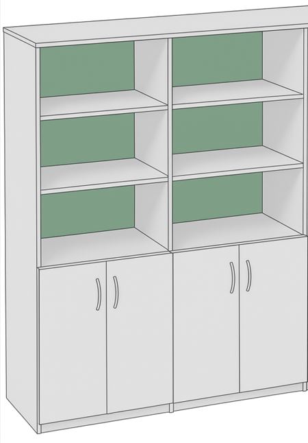 Шафа-стелаж 2600 х1000 х 400 С.С.Скафолдінг